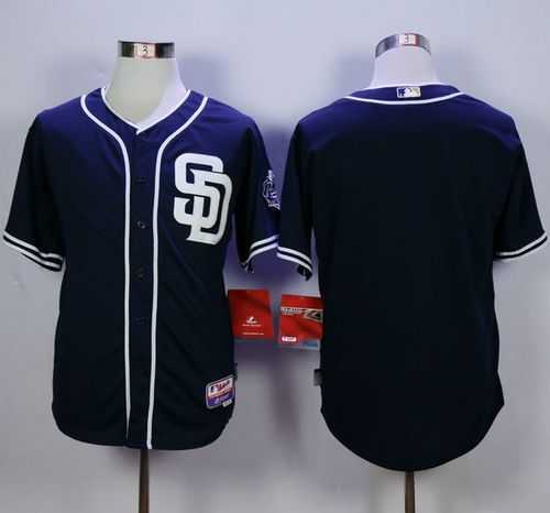 San Diego Padres Customized Men's Dark Blue New Cool Base Stitched MLB Jersey,We sell and wholesale San Diego Padres Customized Men's Dark Blue New Cool Base Stitched MLB Jersey on line form chian!